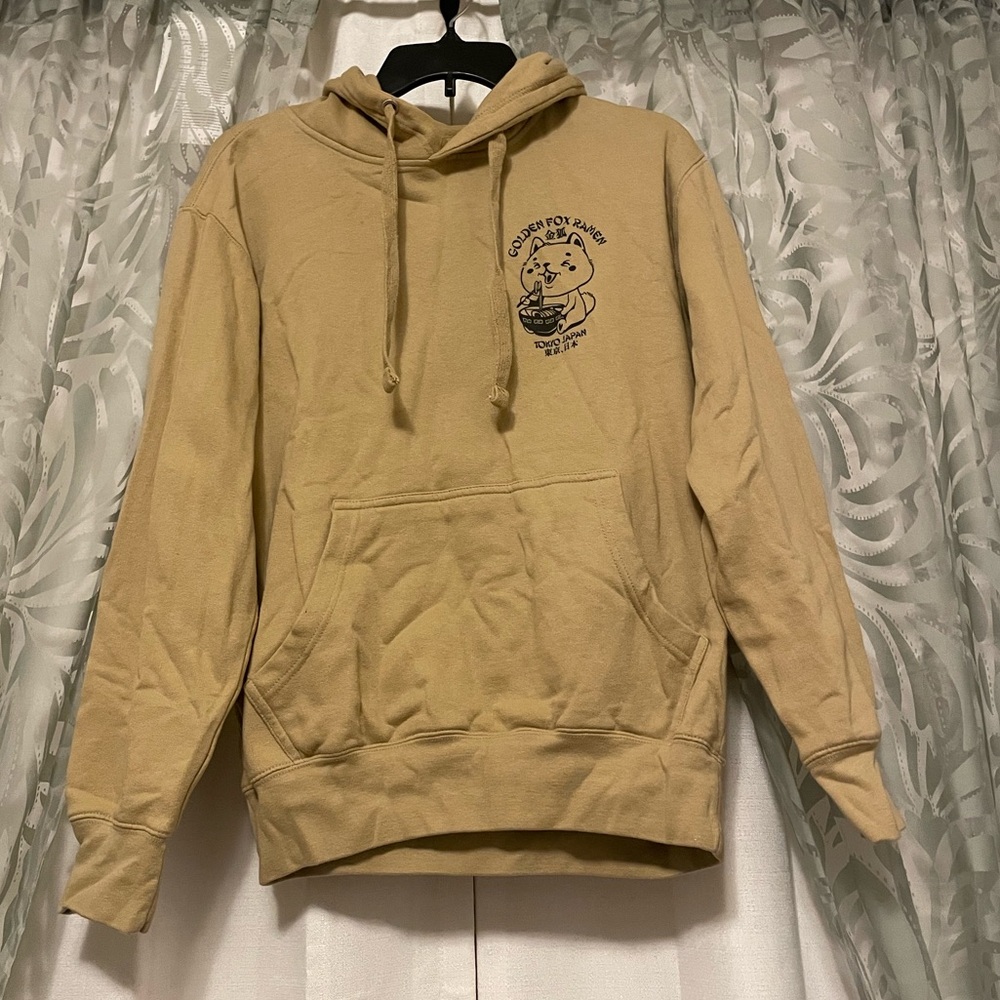 Unisex Tan Golden Fox Ramen Hoodie